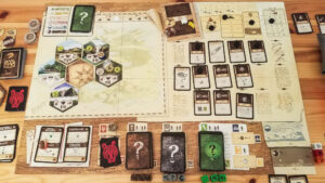 Robinson Crusoe board game review - trying to save Jenny