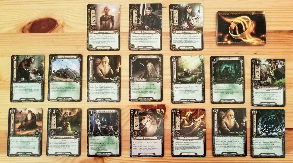Lord Of The Rings Card Game List