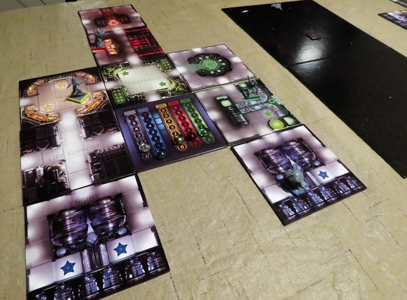 Battlestations Second Edition review - ship and starmap