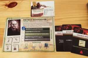 Black Orchestra review - conspirator board and cards