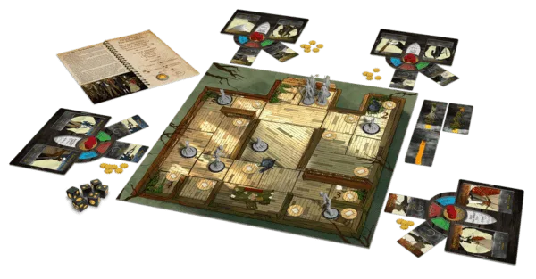 Legends of Sleepy Hollow board game preview - components