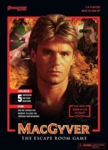 MacGyver The Escape Room Game board game review - cover