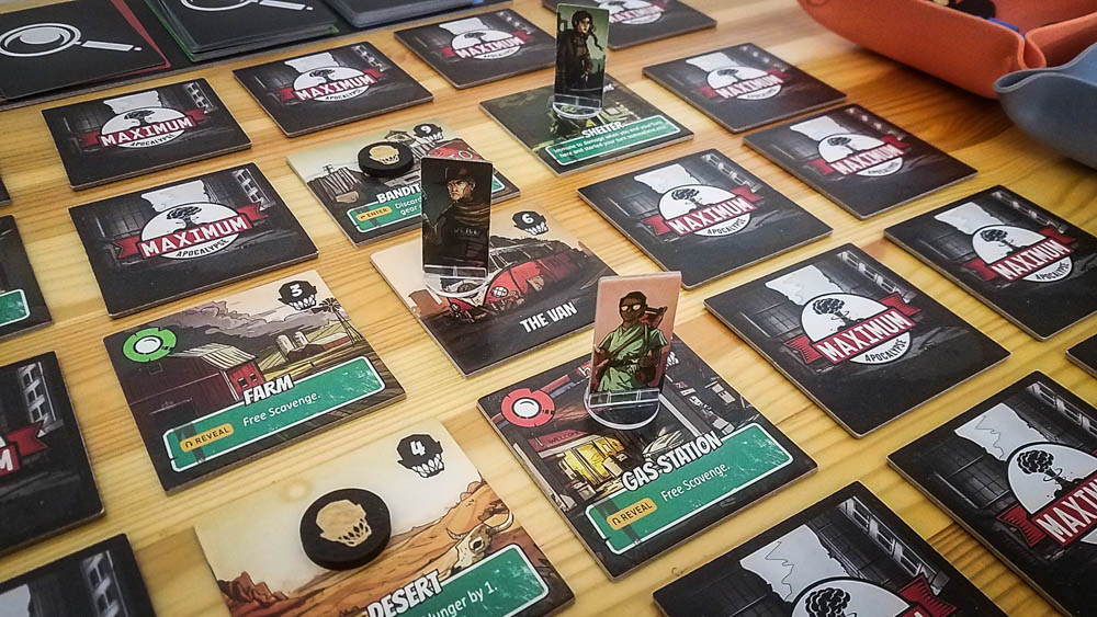 Maximum Apocalypse review - tiles and standees