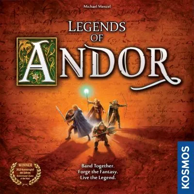 Legends of Andor - adventure card games and board games