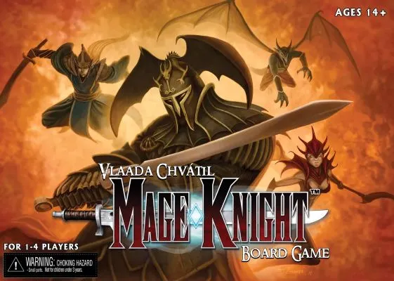 Mage Knight Board Game - best adventure card games and board games