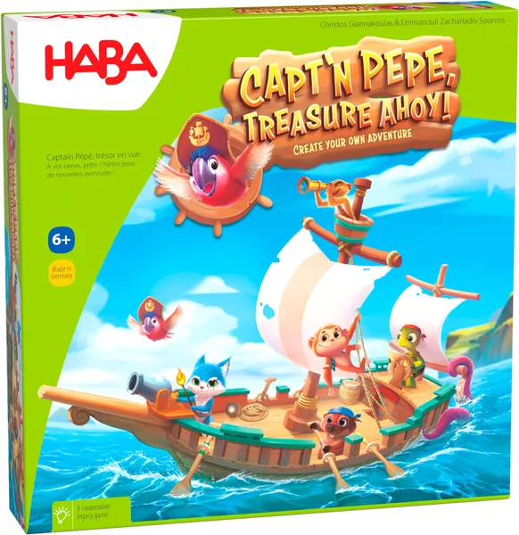 best board games for 6 year olds - Capt'n Pepe Treasure Ahoy