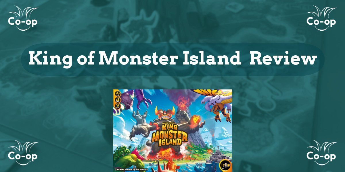  IELLO: King of Monster Island - Strategy Board Game, Sequel of  The King of Line, Family Game, Play Cooperatively, Ages 10+, 1-5 Players,  60 Minutes : Toys & Games