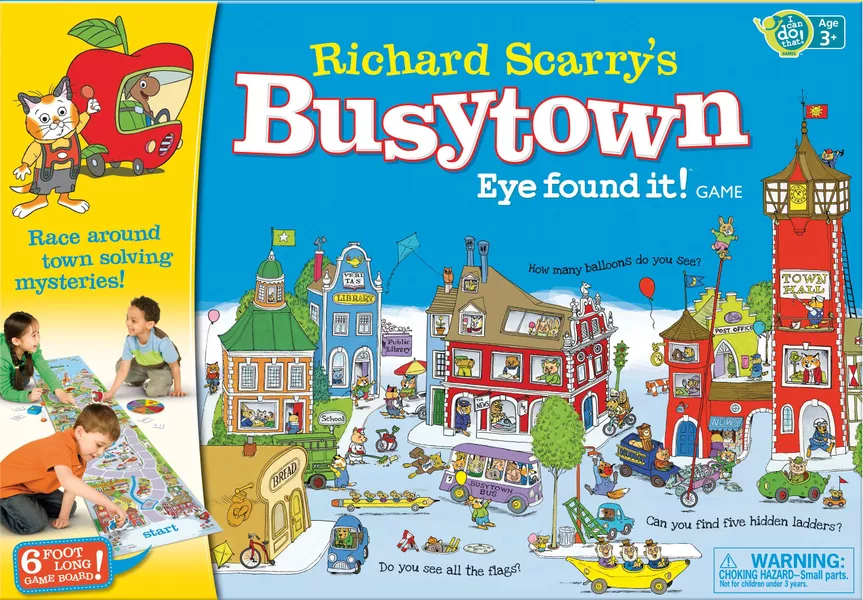 best board games for 3 year olds - Richard Scarry's Busytown Eye found it! Game