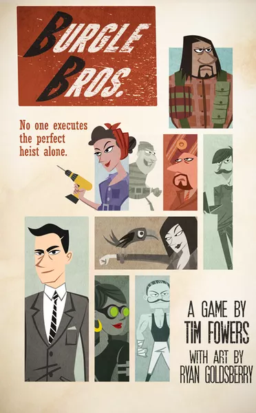 best board games for 3 people - Burgle Bros.