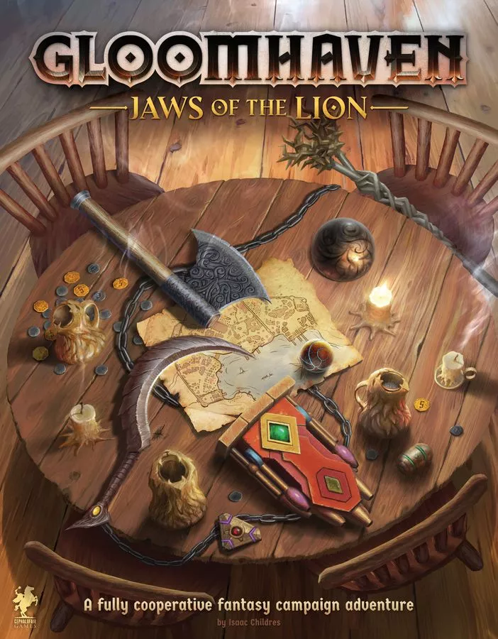 top cooperative board games - Gloomhaven Jaws of the Lion