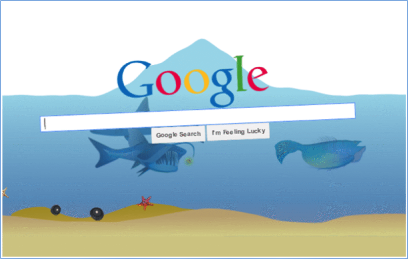 google underwater easter egg