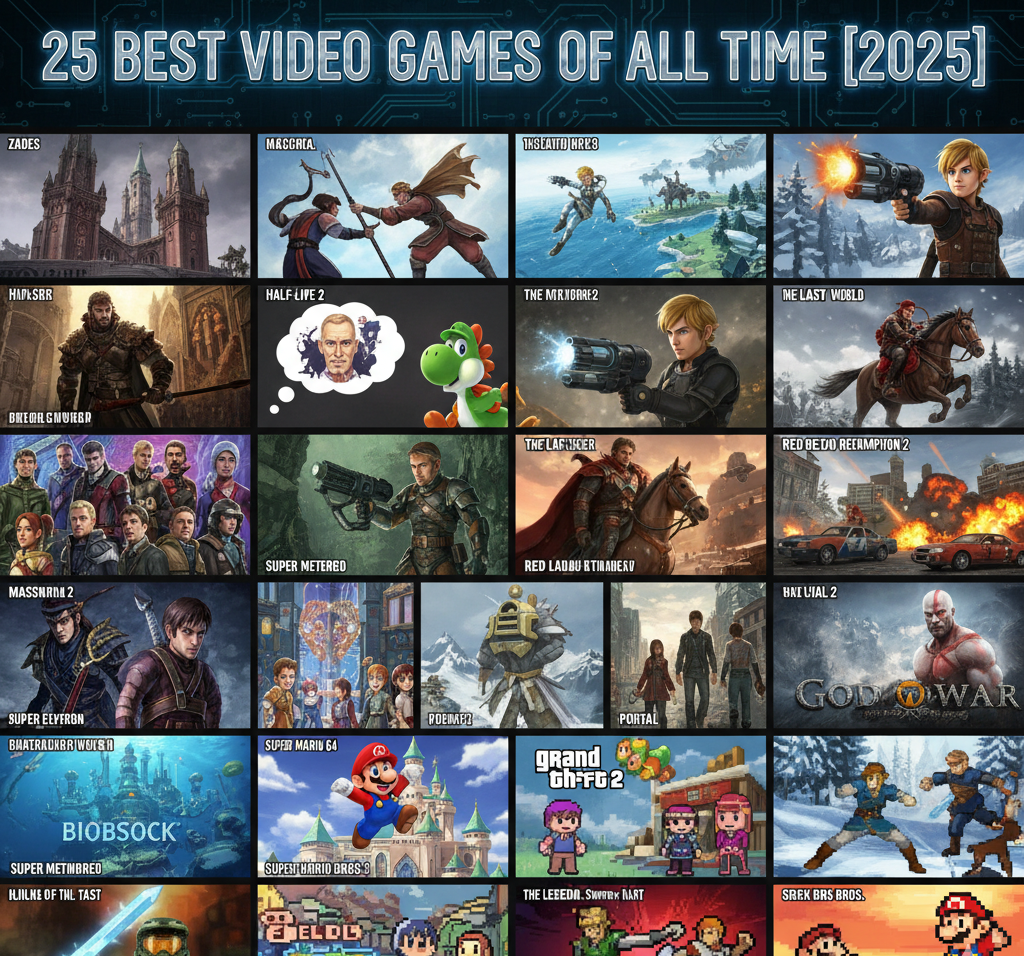 25 Best Video Games Of All Time [2025]