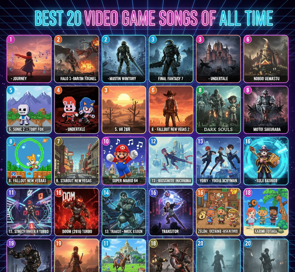 best video game songs of all time