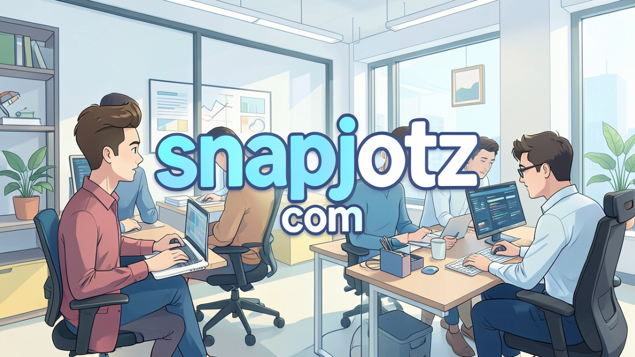 Table listing Snapjotz.com user types, primary applications, and key benefits, including students, designers, marketing teams, researchers, and event planners