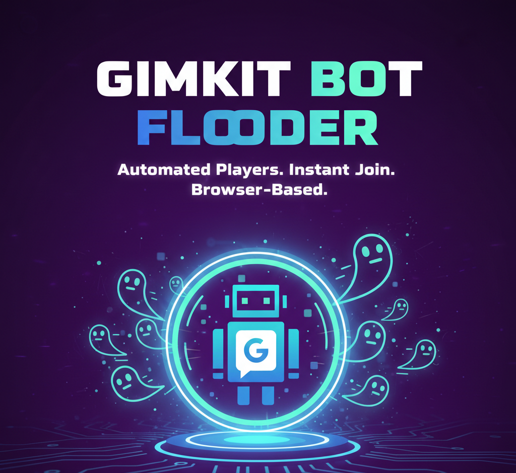Gimkit bot flooder guide covering automated player spawning, browser-based operation, school device compatibility, and detection risks.