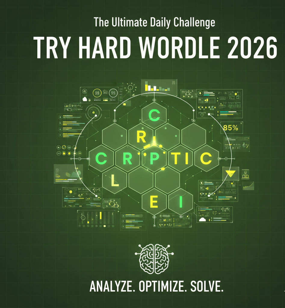 Try Hard Wordle solver guide for 2026 covering browser-based word filtering, starting word strategies, player statistics, and guess distribution data.