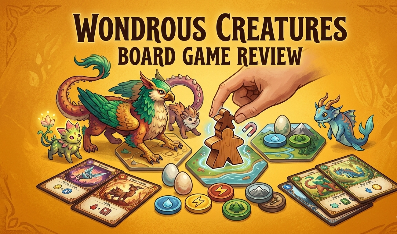 Wondrous Creatures Board Game Review