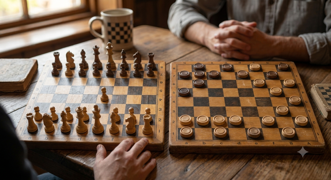 Chess vs Checkers