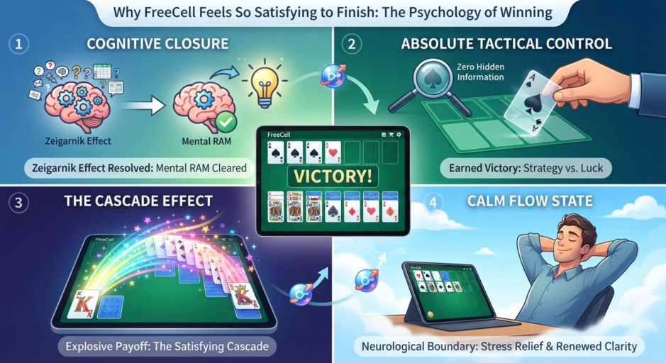 Why FreeCell Feels So Satisfying to Finish