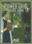 Power Grid board game review showing its economic strategy gameplay, power plant auctions, resource management, city networks, components, and player rules.